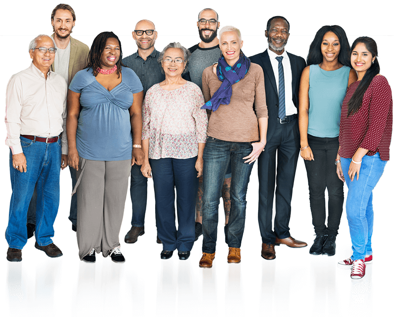 Smiling Group of People